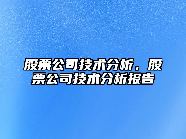 深度解析，公司股票投資潛力與價(jià)值分析